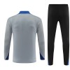 Inter Milan Sweat d'Entraînement Quarter-Zip 2024-25 Grise Pour Enfant